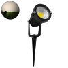 GLOBOSTAR® TREECOBO 75582 Φωτιστικό Σποτ για Φυτά - Δέντρα με Βάση Κήπου / Καρφωτό LED 10W 1150lm 35° DC 12-24V Αδιάβροχο IP67 Φυσικό Λευκό 4500K Dimmable - Bridgelux COB Chip - Μαύρο - Μ6 x Π6 x Υ12.5cm - 2 Χρόνια Εγγύηση