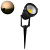 GLOBOSTAR® TREECOBO 75583 Φωτιστικό Σποτ για Φυτά - Δέντρα με Βάση Κήπου / Καρφωτό LED 10W 1100lm 35° DC 12-24V Αδιάβροχο IP67 Θερμό Λευκό 2700K Dimmable - Bridgelux COB Chip - Μαύρο - Μ6 x Π6 x Υ12.5cm - 2 Χρόνια Εγγύηση