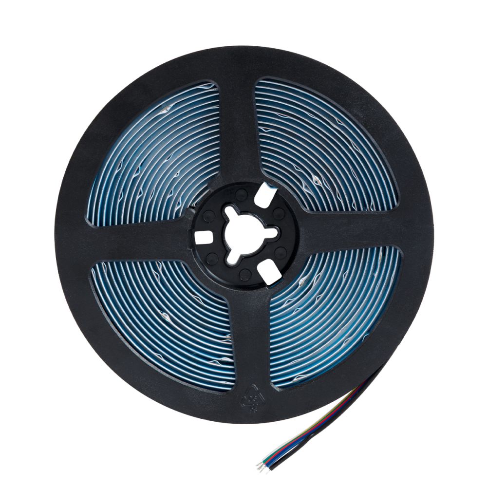 GLOBOSTAR® BEE 75589 Ταινία LED 18W/m 1980lm/m 120° DC 24V IP20 840 x COB Chip/m Πολύχρωμο RGBW+WW Dimmable - Sanan COB Chip - Μ500 x Π1.2 x Υ0.2cm - Ρολό 5 Μέτρων - 5 Χρόνια Εγγύηση