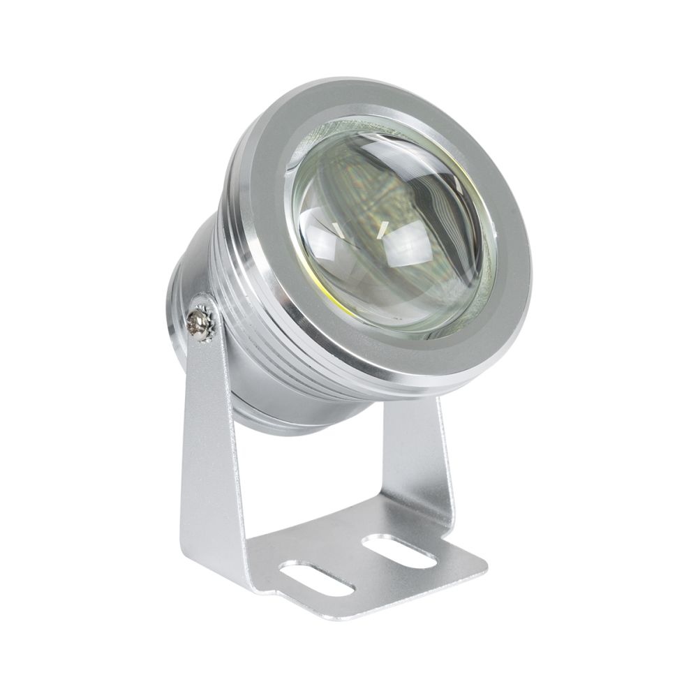 GLOBOSTAR® TREECOBINI 75590 Φωτιστικό Σποτ για Φυτά - Δέντρα LED 10W 1000lm 35° DC 12V Αδιάβροχο IP65 Ψυχρό Λευκό 6000K Dimmable - Bridgelux COB Chip - Νίκελ Βούρτσας - Μ7 x 10.5 x Υ8.5cm - 2 Χρόνια Εγγύηση