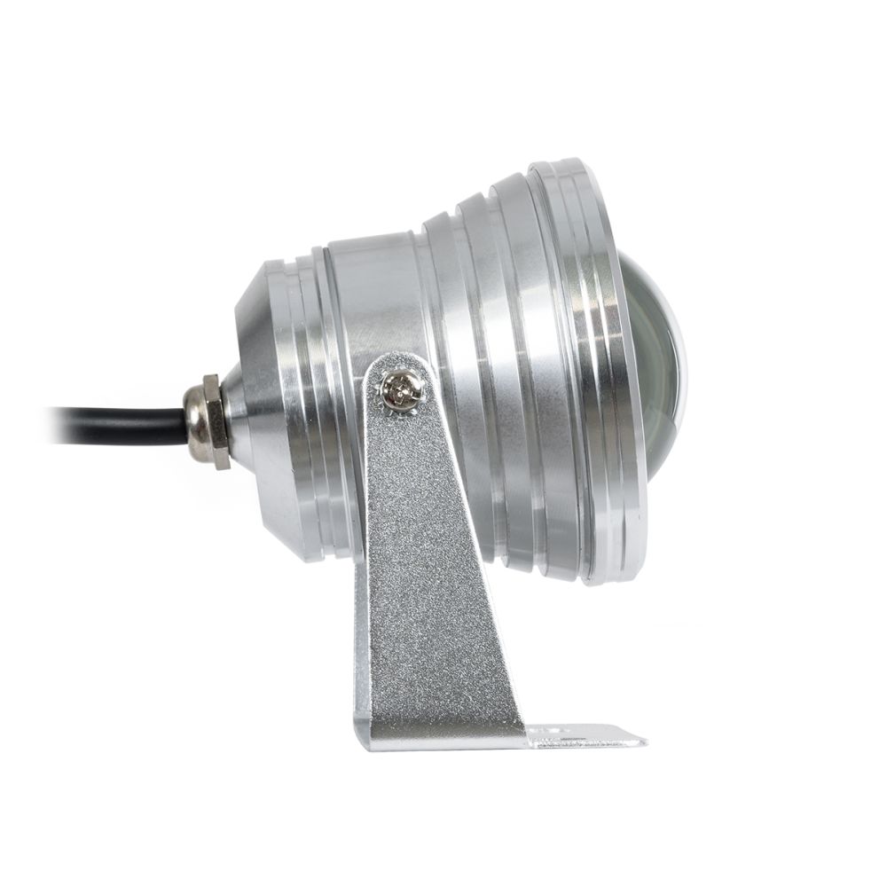 GLOBOSTAR® TREECOBINI 75590 Φωτιστικό Σποτ για Φυτά - Δέντρα LED 10W 1000lm 35° DC 12V Αδιάβροχο IP65 Ψυχρό Λευκό 6000K Dimmable - Bridgelux COB Chip - Νίκελ Βούρτσας - Μ7 x 10.5 x Υ8.5cm - 2 Χρόνια Εγγύηση