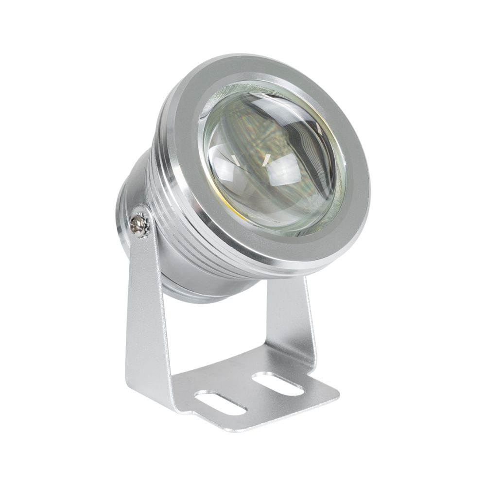 GLOBOSTAR® TREECOBINI 75591 Φωτιστικό Σποτ για Φυτά - Δέντρα LED 10W 900lm 35° DC 12V Αδιάβροχο IP65 Θερμό Λευκό 2700K Dimmable - Bridgelux COB Chip - Νίκελ Βούρτσας - Μ7 x 10.5 x Υ8.5cm - 2 Χρόνια Εγγύηση