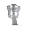 GLOBOSTAR® TREECOBINI 75591 Φωτιστικό Σποτ για Φυτά - Δέντρα LED 10W 900lm 35° DC 12V Αδιάβροχο IP65 Θερμό Λευκό 2700K Dimmable - Bridgelux COB Chip - Νίκελ Βούρτσας - Μ7 x 10.5 x Υ8.5cm - 2 Χρόνια Εγγύηση