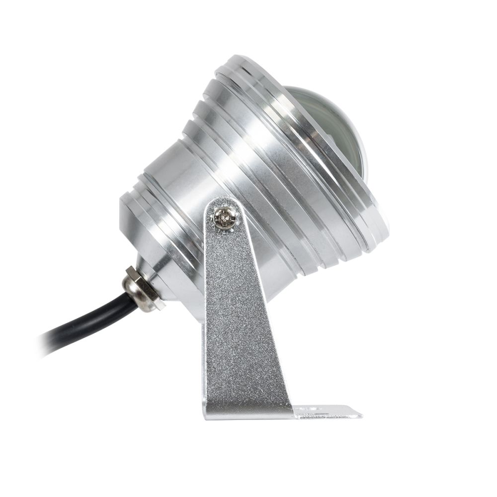 GLOBOSTAR® TREECOBINI 75591 Φωτιστικό Σποτ για Φυτά - Δέντρα LED 10W 900lm 35° DC 12V Αδιάβροχο IP65 Θερμό Λευκό 2700K Dimmable - Bridgelux COB Chip - Νίκελ Βούρτσας - Μ7 x 10.5 x Υ8.5cm - 2 Χρόνια Εγγύηση