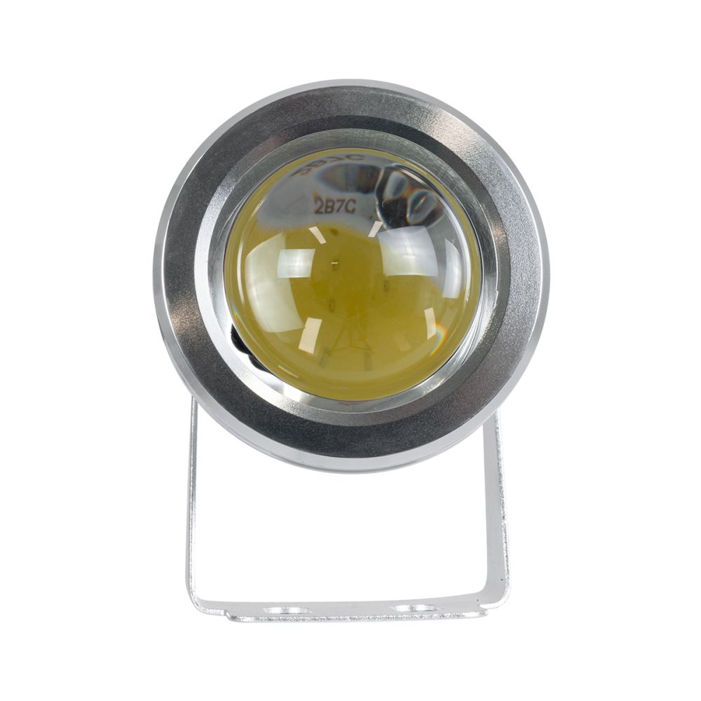 GLOBOSTAR® TREECOBINI 75591 Φωτιστικό Σποτ για Φυτά - Δέντρα LED 10W 900lm 35° DC 12V Αδιάβροχο IP65 Θερμό Λευκό 2700K Dimmable - Bridgelux COB Chip - Νίκελ Βούρτσας - Μ7 x 10.5 x Υ8.5cm - 2 Χρόνια Εγγύηση