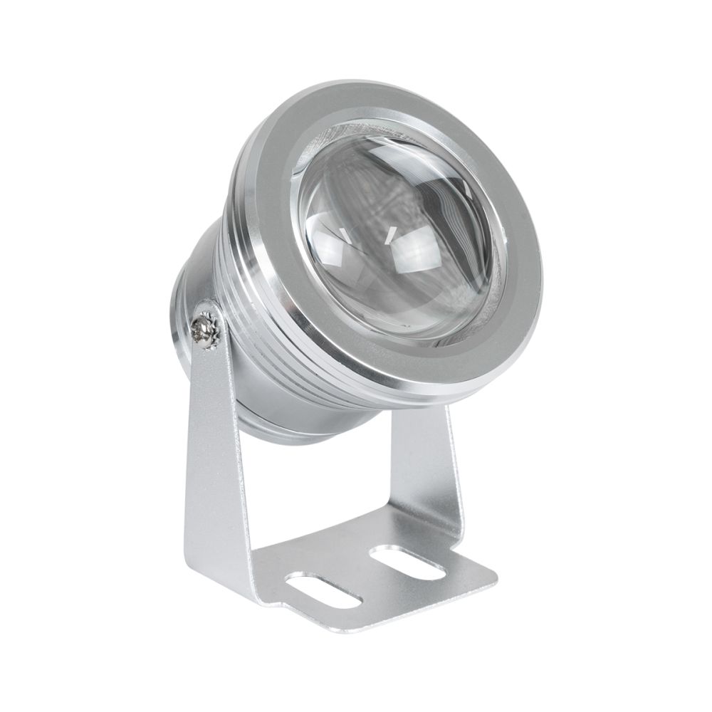 GLOBOSTAR® TREECOBINI 75592 Φωτιστικό Σποτ για Φυτά - Δέντρα με IR Ασύρματο Χειριστήριο LED 10W 500lm 35° DC 12V Αδιάβροχο IP67 Πολύχρωμο RGB Dimmable - Bridgelux COB Chip - Νίκελ Βούρτσας - Μ7 x Π10.5 x Υ8.5cm - 2 Χρόνια Εγγύηση