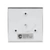 GLOBOSTAR® SENSATI 75650 Διακοσμητικό Φωτιστικό Τοίχου Ένδειξης / Σήμανσης "EXIT" LED 1W 40lm 90° AC 220-240V IP20 Πράσινο - Star LED Chip - Νίκελ Βούρτσας - Μ11 x Π3 x Υ11cm - 2 Χρόνια Εγγύηση