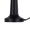 GloboStar® NANNA 76472 Επαναφορτιζόμενο Επιτραπέζιο Φωτιστικό Πορτατίφ LED 1.5W 105lm 120° DC 5V IP44 CCT Ultra Θερμό 1500K - Φυσικό Λευκό 4500K - Ψυχρό Λευκό 6000K Dimmable Μαύρο & Λευκό Πλαστικό - Μ9 x Π9 x Υ21cm - 2 Χρόνια Εγγύηση