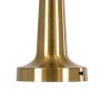 GloboStar® NANNA 76475 Επαναφορτιζόμενο Επιτραπέζιο Φωτιστικό Πορτατίφ LED 1.5W 105lm 120° DC 5V IP44 CCT Ultra Θερμό 1500K - Φυσικό Λευκό 4500K - Ψυχρό Λευκό 6000K Dimmable Χρυσό & Λευκό Πλαστικό - Μ9 x Π9 x Υ21cm - 2 Χρόνια Εγγύηση