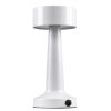 GloboStar® BELLA 76502 Επαναφορτιζόμενο Επιτραπέζιο Φωτιστικό Πορτατίφ LED 1.5W 105lm 120° DC 5V IP44 Θερμό Λευκό 2700K Dimmable Λευκό Αλουμίνιο - Μ9 x Π9 x Υ21cm - 2 Xρόνια Εγγύηση