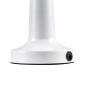 GloboStar® BELLA 76502 Επαναφορτιζόμενο Επιτραπέζιο Φωτιστικό Πορτατίφ LED 1.5W 105lm 120° DC 5V IP44 Θερμό Λευκό 2700K Dimmable Λευκό Αλουμίνιο - Μ9 x Π9 x Υ21cm - 2 Xρόνια Εγγύηση