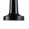 GloboStar® COCO 76509 Επαναφορτιζόμενο Επιτραπέζιο Φωτιστικό Πορτατίφ LED 1.5W 105lm 120° DC 5V IP44 Θερμό Λευκό 2700K Dimmable Μαύρο Αλουμίνιο - Μ10 x Π10 x Υ22cm - 2 Xρόνια Εγγύηση