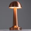 GloboStar® COCO 76511 Επαναφορτιζόμενο Επιτραπέζιο Φωτιστικό Πορτατίφ LED 1.5W 105lm 120° DC 5V IP44 Θερμό Λευκό 2700K Dimmable Χάλκινο Αλουμίνιο - Μ10 x Π10 x Υ22cm - 2 Xρόνια Εγγύηση