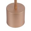 GloboStar® JOJO 76522 Επαναφορτιζόμενο Επιτραπέζιο Φωτιστικό Πορτατίφ LED 1.5W 105lm 120° DC 5V IP44 CCT Ultra Θερμό 1500K - Φυσικό Λευκό 4500K - Ψυχρό Λευκό 6000K Dimmable Χάλκινο Αλουμίνιο - Μ8 x Π8 x Υ34cm - 2 Χρόνια Εγγύηση