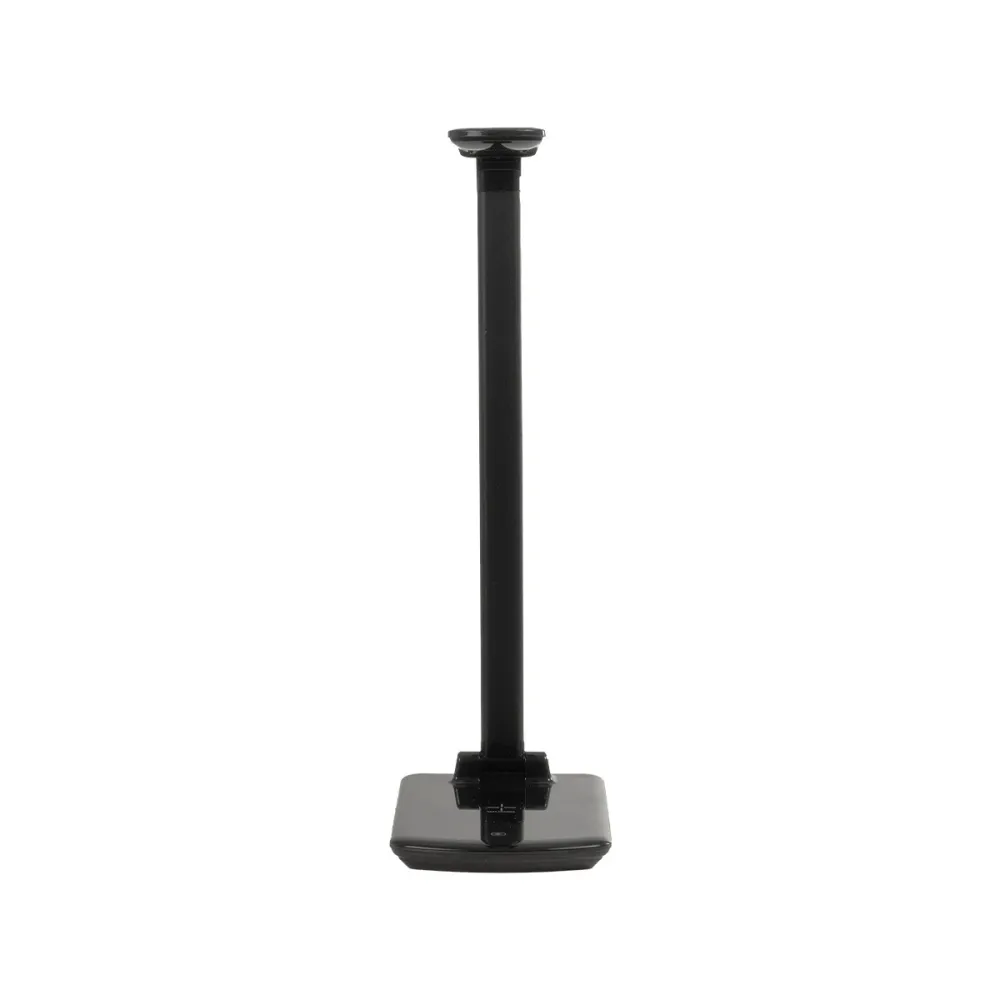 GLOBOSTAR® ONO 76533 Μοντέρνο Επιτραπέζιο Φωτιστικό Γραφείου με Ασύρματη Φόρτιση 10W 2A LED 3.5W 350lm 90° DC 5V με USB-C IP20 Ρυθμιζόμενο Λευκό CCT με Αφή 2700K/4500K/6000K Dimmable - Sanan SMD Chip - Μαύρο - Μ18 x Π12 x Υ36cm - 2 Χρόνια Εγγύηση