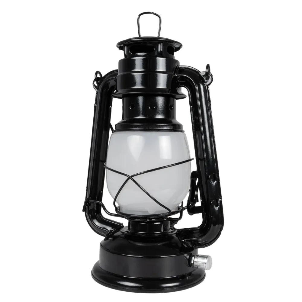 GLOBOSTAR® FIREWATCH 76546 Διακοσμητικό Φαναράκι LED 10W 500lm 360° Επαναφορτιζόμενο DC 5V με Μπαταρίες 2x18650 IP20 Ultra Θερμό Λευκό 1800K - Μ15 x Π11.5 x Υ23.5cm - 2 Χρόνια Εγγύηση