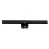 GloboStar® 76552 E-READING LIGHT Φωτιστικό Οθόνης με Χειριστήριο LED 5W 565lm 120° DC 5V IP20 CCT Θερμό Λευκό 2700K - Φυσικό Λευκό 4500K - Ψυχρό Λευκό 6000K Dimmable Μαύρο Πλαστικό Μ26 x Π4.5 x Υ4.5cm - 2 Xρόνια Εγγύηση
