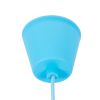GLOBOSTAR® CABLITO 61559 Μοντέρνο Κρεμαστό Φωτιστικό Οροφής με Ντουί 1 x E27 AC 220-240V IP20 - Γαλάζιο - Μ4 x Π4 x Υ110cm