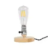 GLOBOSTAR® NOX 77703 Μοντέρνο Επιτραπέζιο Φωτιστικό Πορτατίφ με Ντουί 1 x E27 AC 220-240V IP20 - Μπεζ & Ασημί - Μ12 x Π12 x Υ9cm