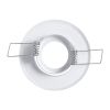 GLOBOSTAR® ORO 77800 Χωνευτή Κινούμενη Βάση για Σποτ MR11 με Ντουί GU10/GU5.3 IP20 - Λευκό - Μ7 x Π7 x Υ2.1cm / Q5.5cm