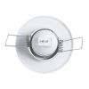 GLOBOSTAR® ORO 77800 Χωνευτή Κινούμενη Βάση για Σποτ MR11 με Ντουί GU10/GU5.3 IP20 - Λευκό - Μ7 x Π7 x Υ2.1cm / Q5.5cm