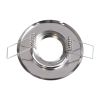 GLOBOSTAR® RAFY 77802 Χωνευτή Κινούμενη Βάση για Σποτ MR11 με Ντουί GU10/GU5.3 IP20 - Νίκελ Χρώμιο - Μ7 x Π7 x Υ2.1cm / Q5cm