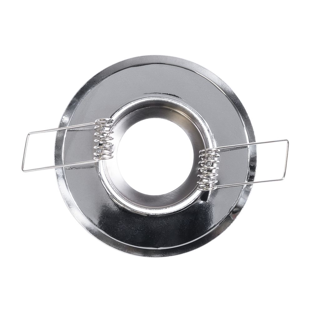 GLOBOSTAR® ORO 77803 Χωνευτή Κινούμενη Βάση για Σποτ MR11 για Ντουί GU10/GU5.3 IP20 - Νίκελ Βούρτσας - Μ7 x Π7 x Υ2.1cm / Q5.5cm