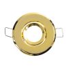 GLOBOSTAR® ORO 77804 Χωνευτή Κινούμενη Βάση για Σποτ MR11 με Ντουί GU10/GU5.3 IP20 - Χρυσό Πλατίνα - Μ7 x Π7 x Υ2.1cm / Q5.5cm