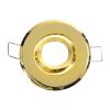 GLOBOSTAR® ORO 77804 Χωνευτή Κινούμενη Βάση για Σποτ MR11 με Ντουί GU10/GU5.3 IP20 - Χρυσό Πλατίνα - Μ7 x Π7 x Υ2.1cm / Q5.5cm