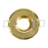 GLOBOSTAR® ORO 77804 Χωνευτή Κινούμενη Βάση για Σποτ MR11 με Ντουί GU10/GU5.3 IP20 - Χρυσό Πλατίνα - Μ7 x Π7 x Υ2.1cm / Q5.5cm
