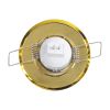 GLOBOSTAR® ORO 77804 Χωνευτή Κινούμενη Βάση για Σποτ MR11 με Ντουί GU10/GU5.3 IP20 - Χρυσό Πλατίνα - Μ7 x Π7 x Υ2.1cm / Q5.5cm