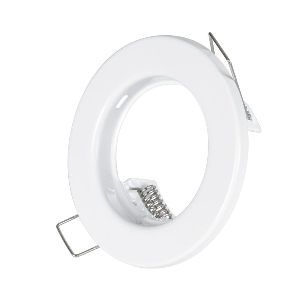 GLOBOSTAR® ORO 77807 Χωνευτή Βάση για Σποτ MR16 με Ντουί GU10/GU5.3 IP20 - Λευκό - Μ8.3 x Π8.3 x Υ3.1cm / Q6cm