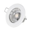 GLOBOSTAR® ORO 77807 Χωνευτή Βάση για Σποτ MR16 με Ντουί GU10/GU5.3 IP20 - Λευκό - Μ8.3 x Π8.3 x Υ3.1cm / Q6cm
