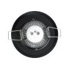 GLOBOSTAR® ORO 77808 Χωνευτή Βάση για Σποτ MR16 με Ντουί GU10/GU5.3 IP20 - Μαύρο Ματ - Μ8.3 x Π8.3 x Υ3.1cm / Q6cm