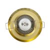 GLOBOSTAR® ORO 77811 Χωνευτή Βάση για Σποτ MR16 με Ντουί GU10/GU5.3 IP20 - Χρυσό Πλατίνα - Μ8.3 x Π8.3 x Υ3.1cm / Q6cm