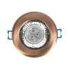 GLOBOSTAR® ORO 77812 Χωνευτή Βάση για Σποτ MR16 με Ντουί GU10/GU5.3 IP20 - Χάλκινο - Μ8.3 x Π8.3 x Υ3.1cm / Q6cm