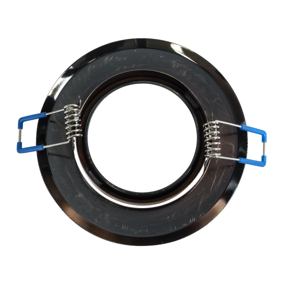 GLOBOSTAR® ORO 77819 Χωνευτή Κινούμενη Βάση για Σποτ MR16 με Ντουί GU10/GU5.3 IP20 - Χάλκινο - Μ9.2 x Π9.2 x Υ2.8cm / Q7.6cm