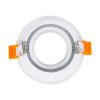 GLOBOSTAR® ALPHA 77830 Χωνευτή Κινούμενη Βάση για Σποτ MR16 με Ντουί GU10/GU5.3 IP20 - Λευκό - Μ9.4 x Π9.4 x Υ4.2cm / Q8.3cm