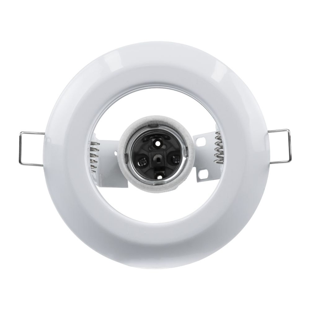 GLOBOSTAR® ACIDA 77844 Χωνευτή Βάση για Σποτ R63 με Ντουί E27 IP20 - Λευκό - Μ11 x Π11 x Υ11cm / Q9cm