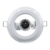 GLOBOSTAR® ACIDA 77844 Χωνευτή Βάση για Σποτ R63 με Ντουί E27 IP20 - Λευκό - Μ11 x Π11 x Υ11cm / Q9cm