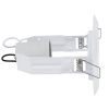 GLOBOSTAR® ACIDA 77844 Χωνευτή Βάση για Σποτ R63 με Ντουί E27 IP20 - Λευκό - Μ11 x Π11 x Υ11cm / Q9cm