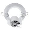 GLOBOSTAR® ACIDA 77844 Χωνευτή Βάση για Σποτ R63 με Ντουί E27 IP20 - Λευκό - Μ11 x Π11 x Υ11cm / Q9cm