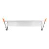 GLOBOSTAR® VITA 77850 Χωνευτή Κινούμενη Βάση για Σποτ AR111 για Ντουί GU10/GU5.3 IP20 - Λευκό - Μ17 x Π17 x Υ4.5cm / Q16cm