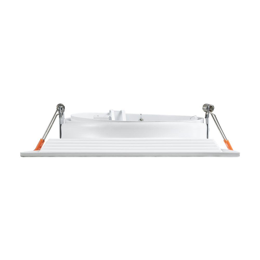 GLOBOSTAR® VITA 77852 Χωνευτή Κινούμενη Βάση για Σποτ AR111 για Ντουί GU10/GU5.3 IP20 - Λευκό - Μ18 x Π18 x Υ4.5cm / Q17.5 x 17.5cm
