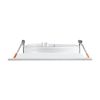 GLOBOSTAR® VITA 77852 Χωνευτή Κινούμενη Βάση για Σποτ AR111 για Ντουί GU10/GU5.3 IP20 - Λευκό - Μ18 x Π18 x Υ4.5cm / Q17.5 x 17.5cm