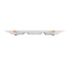 GLOBOSTAR® VITA 77856 Χωνευτή Κινούμενη Βάση για 3 x Σποτ AR111 για Ντουί GU10/GU5.3 IP20 - Λευκό - Μ48.7 x Π18 x Υ5.5cm / Q47.5 x 17cm