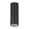 GLOBOSTAR® WALLY 77872 Μοντέρνο Φωτιστικό Τοίχου - Απλίκα με Ντουί 1 x GU10 AC 220-240V Αδιάβροχο IP65 - Μαύρο Ματ - Μ6.4 x Π11 x Υ17cm