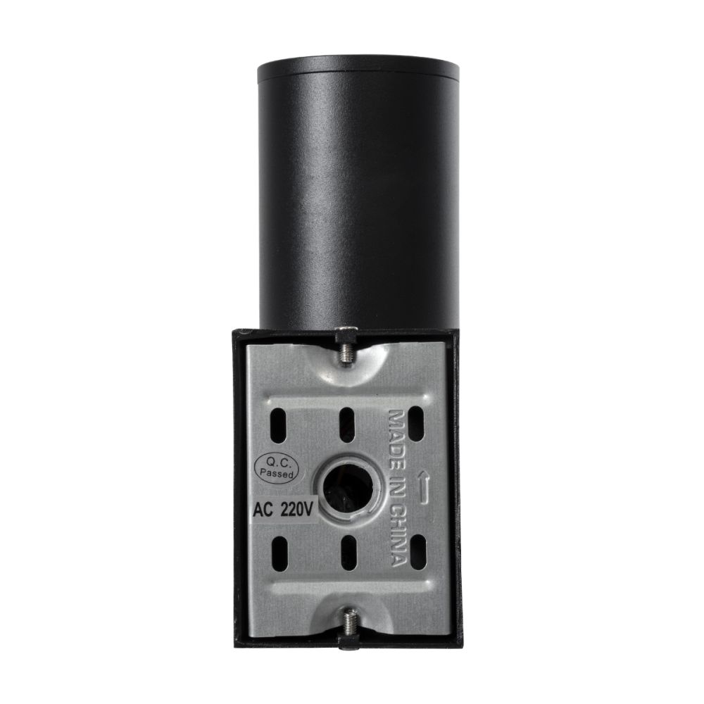 GLOBOSTAR® WALLY 77872 Μοντέρνο Φωτιστικό Τοίχου - Απλίκα με Ντουί 1 x GU10 AC 220-240V Αδιάβροχο IP65 - Μαύρο Ματ - Μ6.4 x Π11 x Υ17cm
