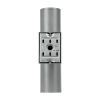 GLOBOSTAR® WALLY 77875 Μοντέρνο Φωτιστικό Τοίχου - Απλίκα με Ντουί 2 x GU10 AC 220-240V Αδιάβροχο IP65 - Γκρι Ματ - Μ6.4 x Π11 x Υ25cm