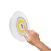 GLOBOSTAR® NEONSIGN 79045 Διακοσμητικό Φωτιστικό Τοίχου Νυκτός με RF Ασύρματο Χειριστήριο LED 6W 540lm 120° DC 3.6V με 11xAAA Μπαταρίες IP20 Θερμό Λευκό 2700K Dimmable - Μ9 x Π2.3 x Υ9cm - Πακέτο 3 Τεμαχίων - 2 Χρόνια Εγγύηση